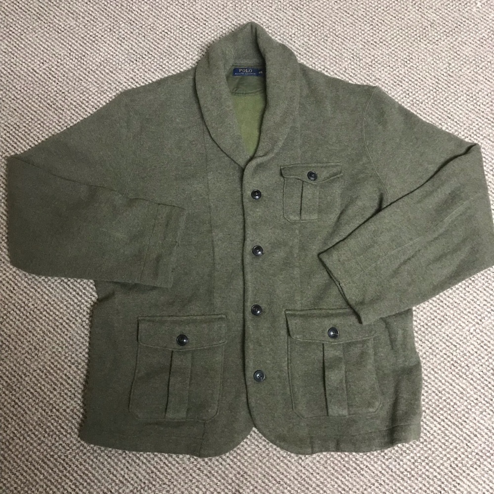 Polo Ralph Lauren Vintage Wool Jacket-size XXL-EUC